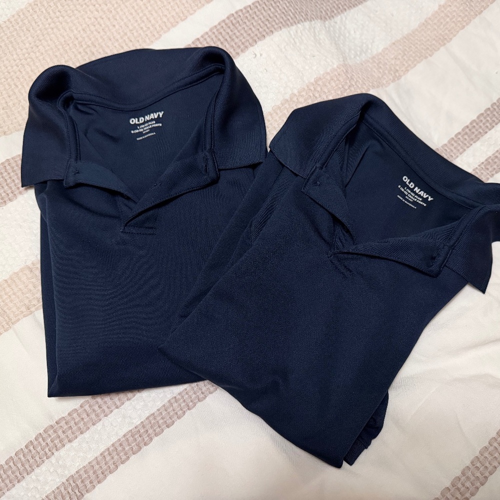 Old Navy Set of 2 Sport Polo Tees - size Large Plus